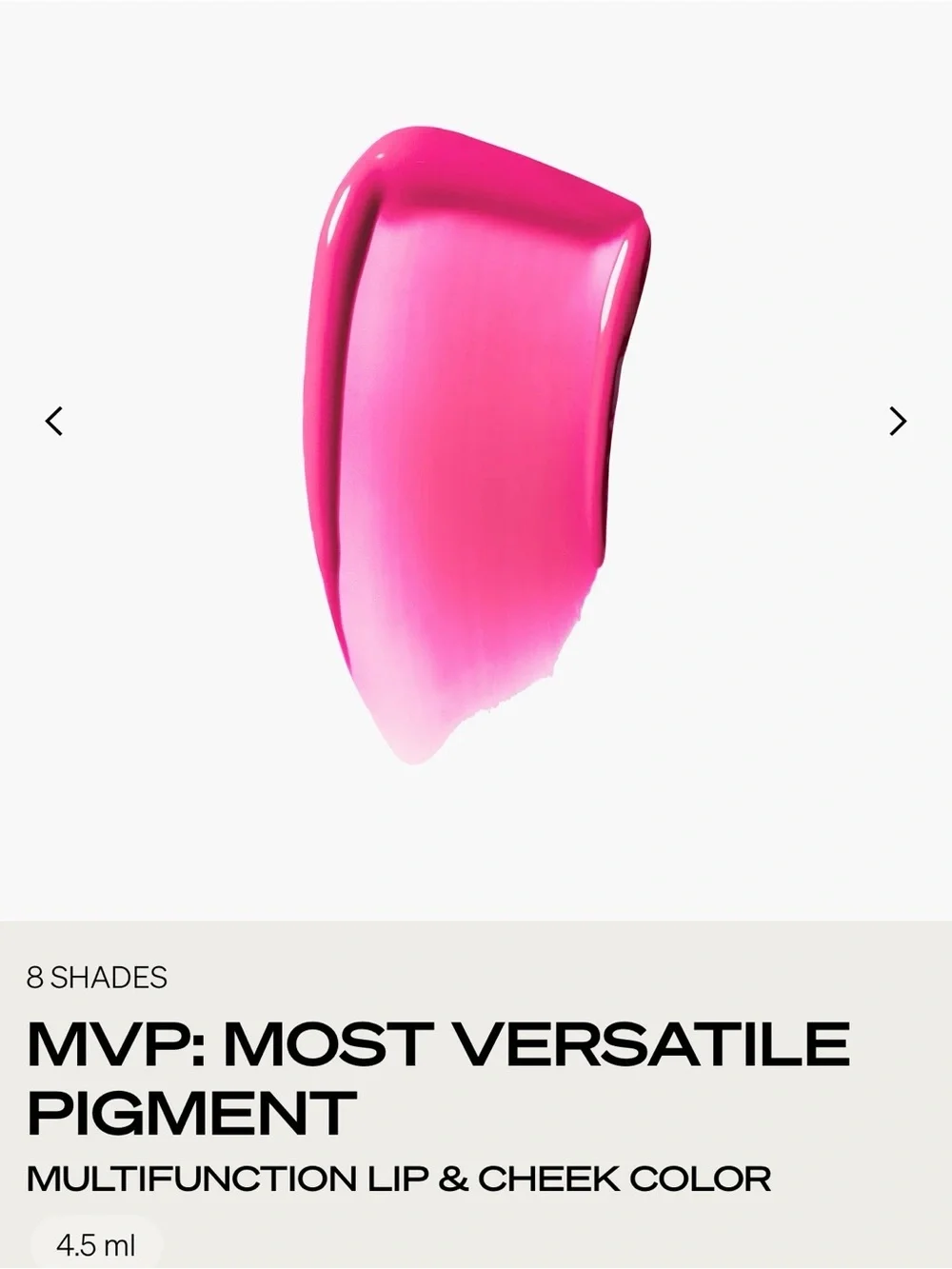 WYN BEAUTY by Serena Williams MVP Most Versatile Pigment - Bright Pink